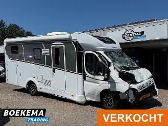 krockskadad bil camper Dethleffs  JUST T 7052 140PK Automaat Garage Enkele-Bedden Dakairco Luifel Zonnepaneel 2025/9