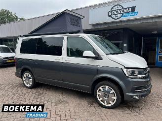 Unfall Kfz Wohnmobil Volkswagen  Transporter 2.0 TDI 150PK DSG Camper Hefdak Luifel Fietsendrager Leer Stoelverwarming Navigatie Euro6 2017/11
