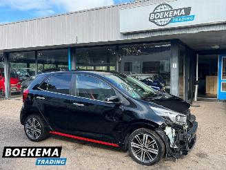 krockskadad bil auto Kia Picanto 1.2 CVVT GT-Line Cruise Camera WInterpakker Navi 2017/3