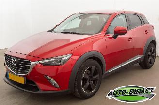 krockskadad bil auto Mazda CX-3 2.0 SkyActiv-G Automaat 81.039 km Navi Leder Camera 120 GT-M Line 2016/12