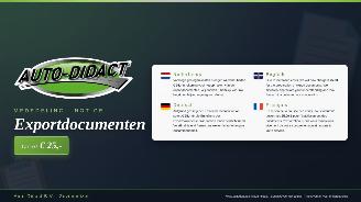 Auto incidentate Audi  export / douane / tenaamstelling tarief 2026/1