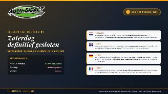 skadebil auto Audi  Zomersluiting op zaterdag 2026/1