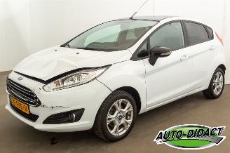 uszkodzony samochody osobowe Ford Fiesta 1.0 65kP 111.342 km Airco Navi White Edition 2016/5
