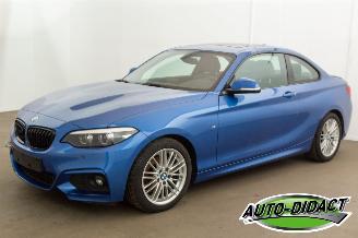 uszkodzony samochody osobowe BMW 2-serie 218d Automaat Leder Navi Schuifdak 2019/7