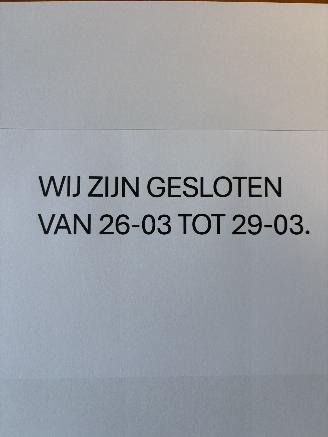 uszkodzony samochody osobowe Audi  Gesloten van 26-03 tot 29-03 2026/3