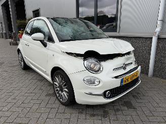 Voiture accidenté Fiat 500 0.9 TwinAir Turbo Lounge 2018/1