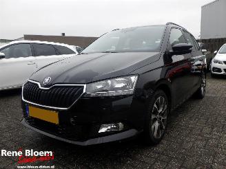 damaged passenger cars Skoda Fabia 1.0 TSI Business Edition 5drs Navi 2021/10