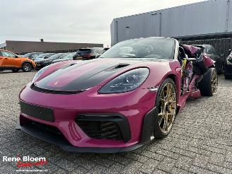 Vaurioauto  passenger cars Porsche 718 Spyder 4.0 GT4 RS Weissach 500pk 2023/12