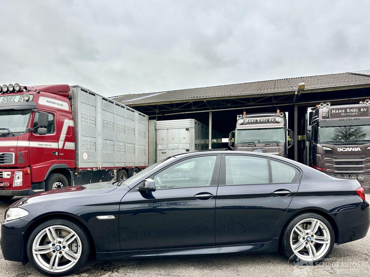 BMW 5-serie 550i 4.4 V8 TwinTurbo 408pk 8-traps aut M-Sport - nap - b&o - schuifdak - massage - softclose - tv schermen - 360cam