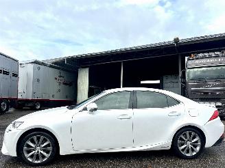 skadebil auto Lexus IS 300H 2.5 Hybrid 181pk aut + F1 Bus.Line Pro - navi - leer - stoelverw - cam - xenon - pdc v+a 2016/9