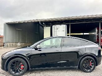 damaged passenger cars Tesla Model Y Long Range RWD 75kWh 351pk aut - pano - leer - carbon - 360cam - stoelverw v+a - multimedia achter - full self driving 2024/5