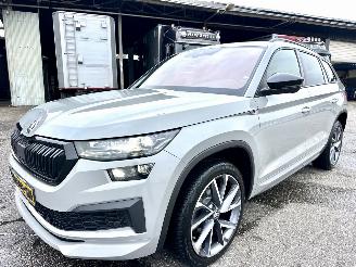Skoda Kodiaq 1.5 TSI 150pk 7-traps aut Sportline Bus - nap - nardo grey - keyless - virtual - sfeerverl - nav - cam - memory picture 2