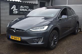 skadebil auto Tesla Model X 100D 7 Personen 417Pk *Navi/Clima/Camera/Stoelverwarming 2018/9