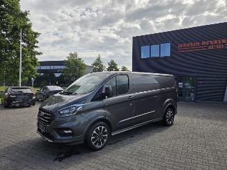 krockskadad bil bedrijf Ford Transit Custom SPORT / 136KW -AUTOMAAT / LEER / NAVI / CAMERA 2020/1