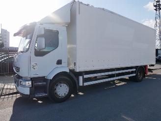 krockskadad bil vrachtwagen Renault Midlum D18 300 LAADKLEP EURO 5 2013/11