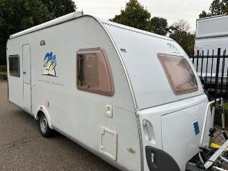 skadebil caravan Knaus  Sudwind 500  Mover + Omnistor 2005/2