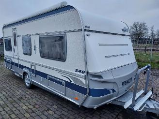 skadebil caravan Fendt  Platin 540 Enkele bedden Omnistor Voortent 2006/5