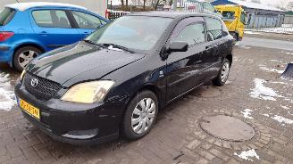 Sloopauto Toyota Corolla E12 2002 1.6 16v 3ZZFE Zwart 209 onderdelen 2002/9