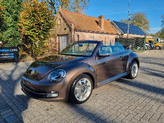 damaged passenger cars Volkswagen Beetle Cabrio 2.0 TDI 103 KW Stoelver Navi Xenon 2013/5