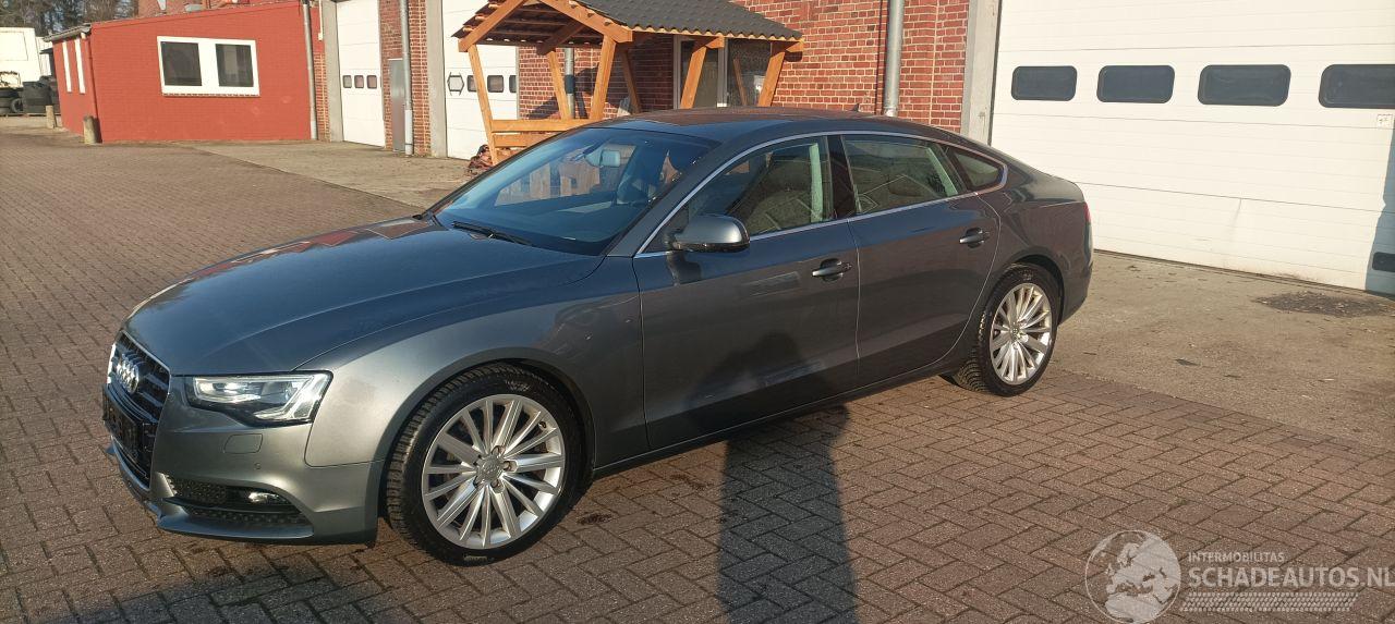 Audi A5 Sportback 2.0-TDI Automatik Navi Xenon Led-Achterlichten Stoelverwarming Climatecontrol CruiseControl trekhaak 18-inch Audi velgen