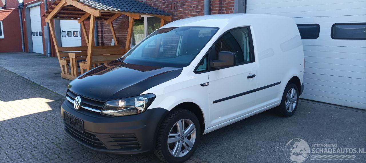 Volkswagen Caddy 2.0-TDI Euro6 75pk Airco Start stop systeem Elektrische ramen Elektrische-spiegels met verwarming Centrale vergrendeling met afstandsbediening Stoffen bekleding Tussenwand met glas Achteruitrijspiegel Laadvloer orgineel vw hout Antislip rubberen mat in  l