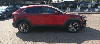 skadebil auto Mazda CX-30 Exclusieve Line 1.8 Full-Led Headup Display Navigatie Voll Leder Sportstoelen Memory keyless Entry Blindspot systeem Bose-sound elektrische achterklep Climatecontrol 2019/8