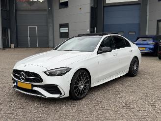 Unfallwagen Mercedes C-klasse 220D AMG Pano Geen Schade Sfeerverlichting 2021/7