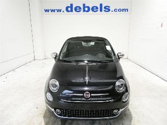skadebil auto Fiat 500C 500 LOUNGE 2017/6