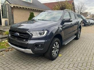 krockskadad bil auto Ford Ranger 2.0 EcoBlue Wildtrak DC 4X4 NAVI CAMERA 2022/11