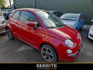 Coche siniestrado Fiat 500 500C (312), Cabrio, 2009 1.2 69 2010/4