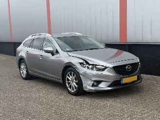 krockskadad bil auto Mazda 6 2.2D Skylease + 2014/1