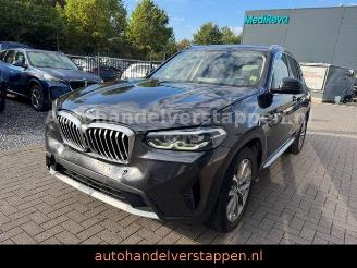 krockskadad bil auto BMW X3 Sdrive 18d Automatik Leder Navi  LED 2022/7