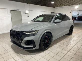 krockskadad bil auto Audi RS Q8 RSQ8 KERAMIK/PANO/HUD/AHK/B&O/KAM/NAVI 2024/5