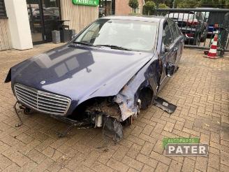 Sloopauto Mercedes S-klasse S (W220), Sedan, 1998 / 2005 5.0 S-500 V8 24V 2001/6