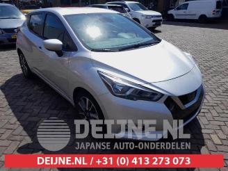 Vrakbiler auto Nissan Micra Micra (K14), Hatchback, 2016 / 2024 0.9 IG-T 12V 2018/12
