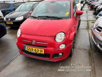 Vrakbiler auto Fiat 500 500 (312), Hatchback, 2007 0.9 TwinAir 85 2013/5