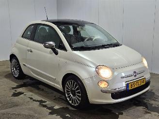 Voiture accidenté Fiat 500 0.9 TwinAir 85 Hatchback  Benzine 875cc 63kW (86pk) FWD 2012/2