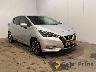 Salvage car Nissan Micra Micra (K14), Hatchback, 2016 / 2025 0.9 IG-T 12V 2018/7