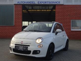 Voiture accidenté Fiat 500 Cabrio, Airco, Half leer, Euro6 2014/6