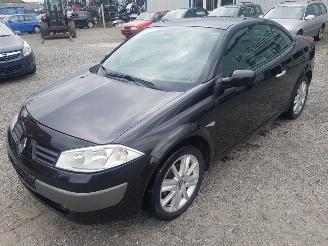 Uttjänta bilar auto Renault Mégane Cabrio Zwart NV676 Onderdelen Deur Bumper 2005/4
