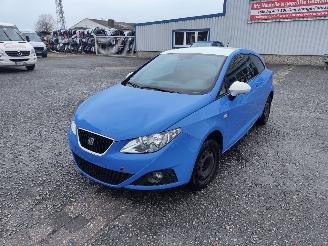 Auto da rottamare Seat Ibiza 6J 1.4 16V Blauw LW5B Onderdelen JHQ Bak 2009/7