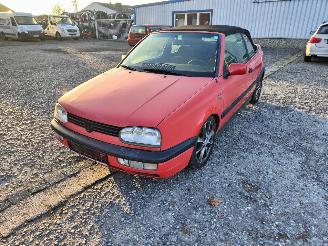 Autoverwertung Volkswagen Golf 3 Cabrio 1.8 Rood LP3G Onderdelen ABS Motor 1994/5