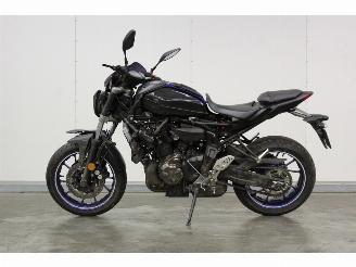 skadebil motor Yamaha MT-07 ABS 2017/10