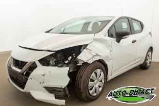 damaged passenger cars Nissan Micra 1.0 IG-T Visia 2019/11