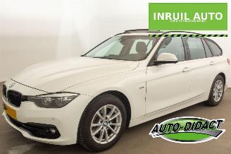 Damaged car BMW 3-serie 318i Automaat Elek Dak Clima Navi Leder Corporate Lease Executive 2018/2