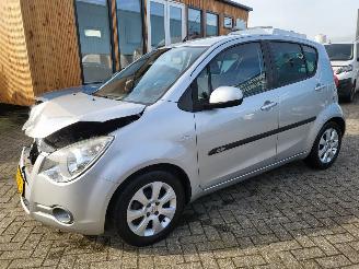 krockskadad bil auto Opel Agila 2 AGILLA,S 1 KOOP 1.0 benz 48 kw af fabriek LPG ,AIRCO, NAP 2010/10